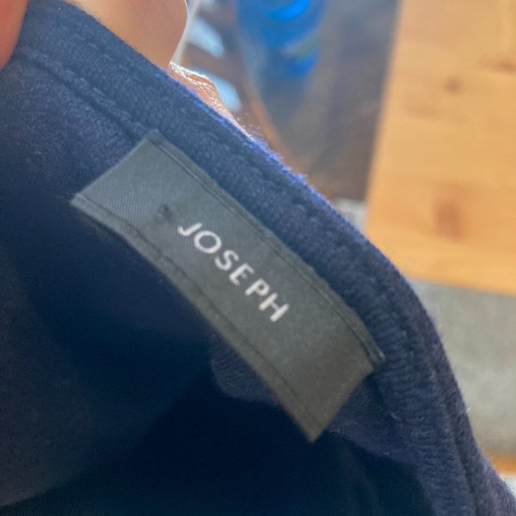 Joseph Sleeveless Ruched Wool Top w/ Shoulder Clasp sz S - Picture 5 of 11